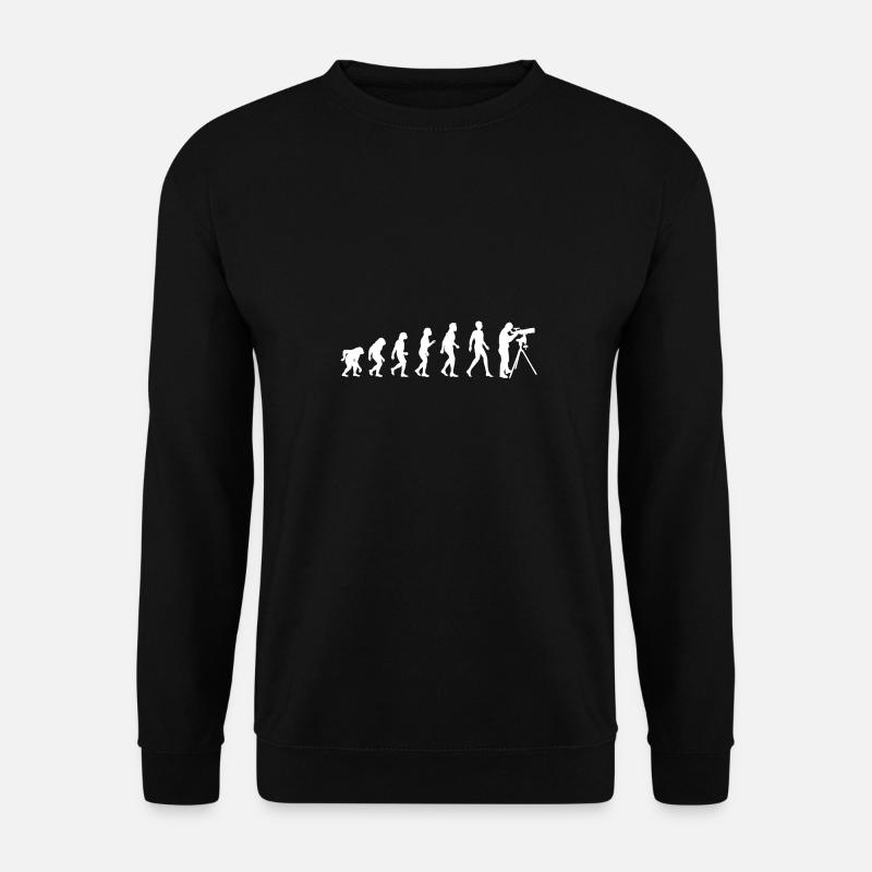 Évolution astrophotographe - astrophotographie - Sweat-shirt Unisexe - noir