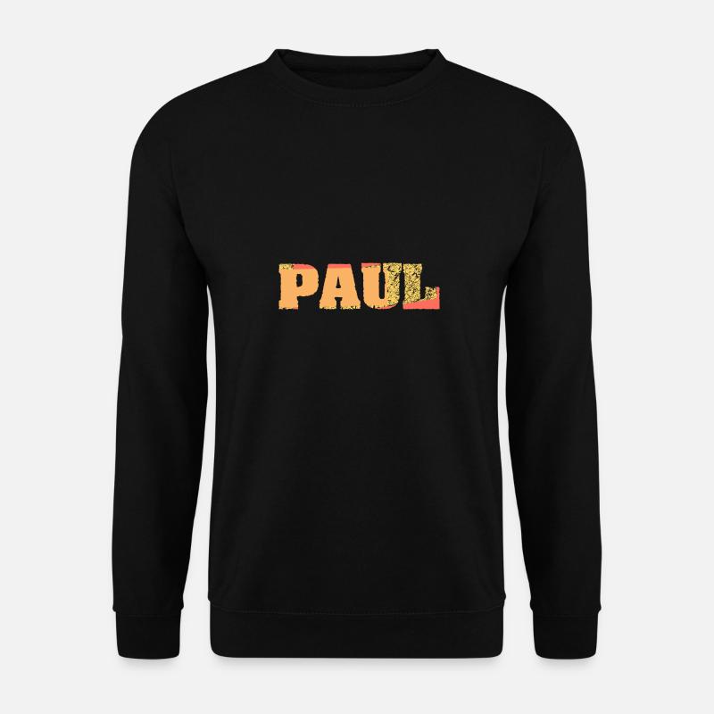 Paul Geschenkidee - Unisex Pullover - Schwarz