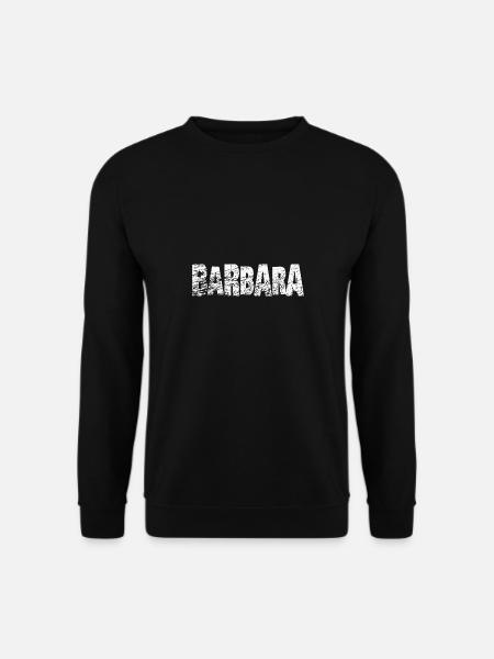 Barbara Schriftzug - Unisex Pullover - Schwarz