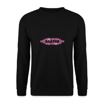 Mutti Agatha - Unisex Pullover - Schwarz - Vorne - Alina (178cm) & Michal (187cm)