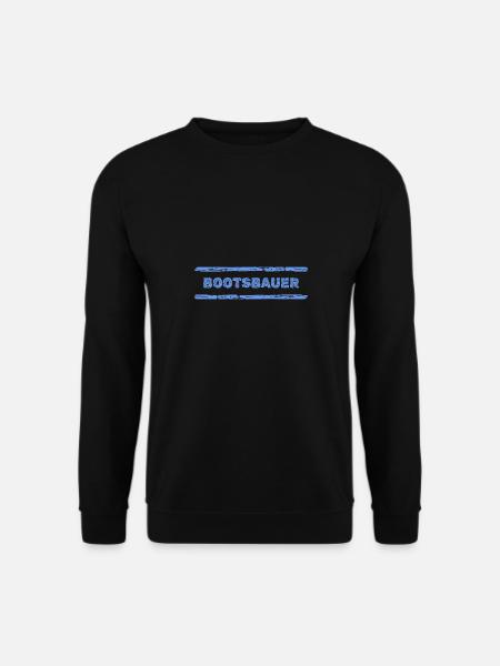 Bootsbauer als Beruf - Unisex Pullover - Schwarz