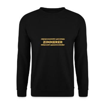 Zimmerer - Unisex Pullover - Schwarz - Vorne - Alina (178cm) & Michal (187cm)