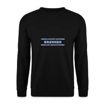 Beruf Brenner - Unisex Pullover - Schwarz - Vorne - Alina (178cm) & Michal (187cm)