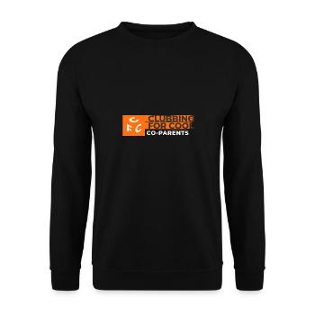 Parents Club Funny Family Children Bond Kids Love - Unisex Pullover - Schwarz - Vorne - Alina (178cm) & Michal (187cm)