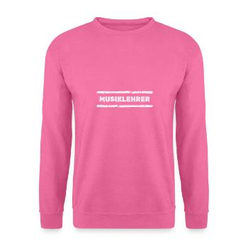 Cadeau pour professeur de musique - Sweat-shirt Unisexe - rose - Devant