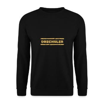 Occupation Woodturner - Unisex Sweatshirt - black - Front - Alina (178cm) & Michal (187cm)