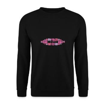 Mutti Melia - Unisex Pullover - Schwarz - Vorne - Alina (178cm) & Michal (187cm)