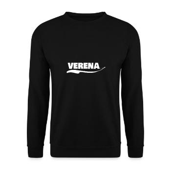 Vorname verena - Unisex Pullover - Schwarz - Vorne - Alina (178cm) & Michal (187cm)