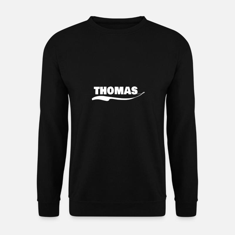 First name thomas - Unisex Sweatshirt - black