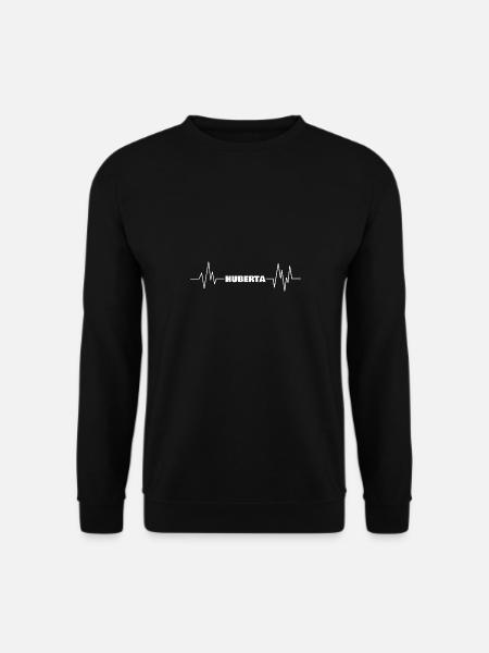 First name Huberta - Unisex Sweatshirt - black