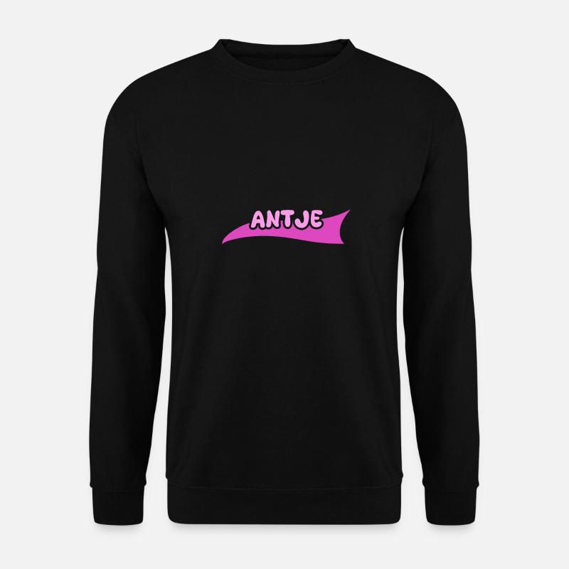 Vorname Antje - Unisex Pullover - Schwarz