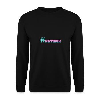 Patrick - Unisex Pullover - Schwarz - Vorne - Alina (178cm) & Michal (187cm)