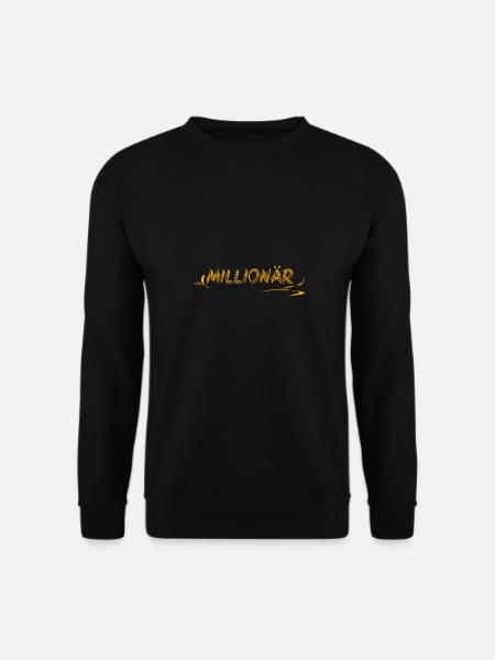 Geschenkidee Millionär - Unisex Pullover - Schwarz