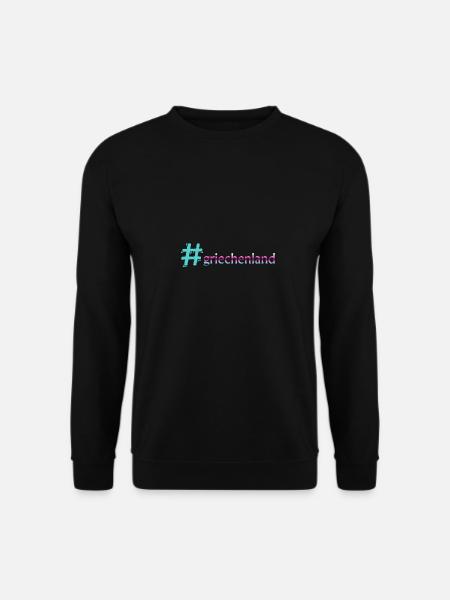 griechenland - Unisex Pullover - Schwarz