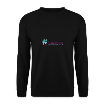 Luxembourg - Unisex Sweatshirt - black - Front - Alina (178cm) & Michal (187cm)