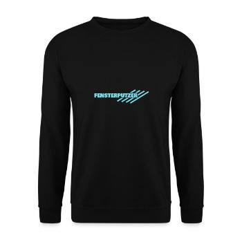 Geschenk für Fensterputzer - Unisex Pullover - Schwarz - Vorne - Alina (178cm) & Michal (187cm)