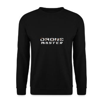 Drone Drones Drone Flight Drone Pilot - Unisex Sweatshirt - black - Front - Alina (178cm) & Michal (187cm)