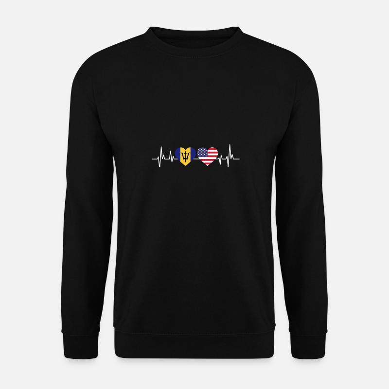 Barbados flag Barbadian bayan - Unisex Sweatshirt - black