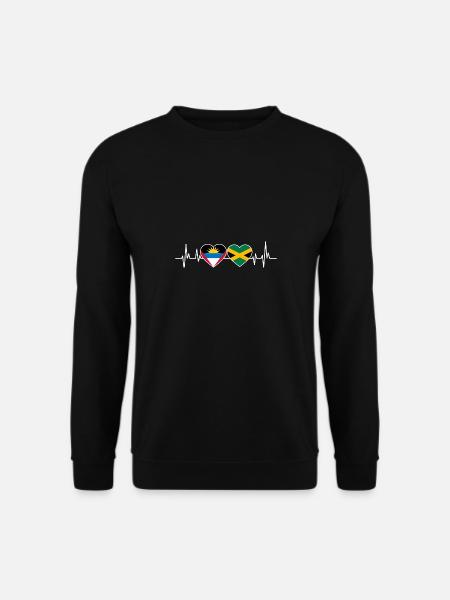 Antigua and Barbuda flag - Unisex Sweatshirt - black