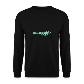 Gift for Engineer - Unisex Sweatshirt - black - Front - Alina (178cm) & Michal (187cm)