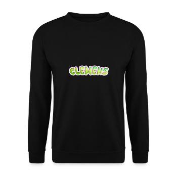 Job Clemens - Sweat-shirt Unisexe - noir - Devant - Alina (178cm) & Michal (187cm)