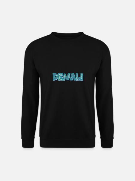 Denali als Berg - Unisex Pullover - Schwarz