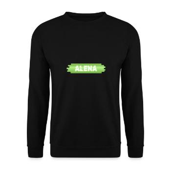 Alena comme idée cadeau - Sweat-shirt Unisexe - noir - Devant - Alina (178cm) & Michal (187cm)