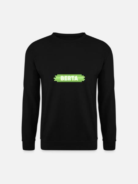 Geschenkidee Berta - Unisex Pullover - Schwarz