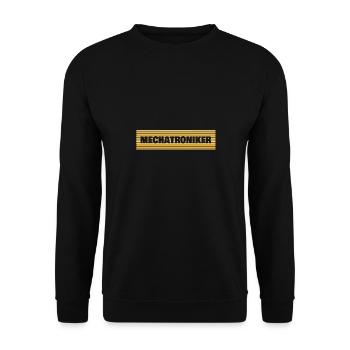 Mechatronics Engineer - Unisex Sweatshirt - black - Front - Alina (178cm) & Michal (187cm)