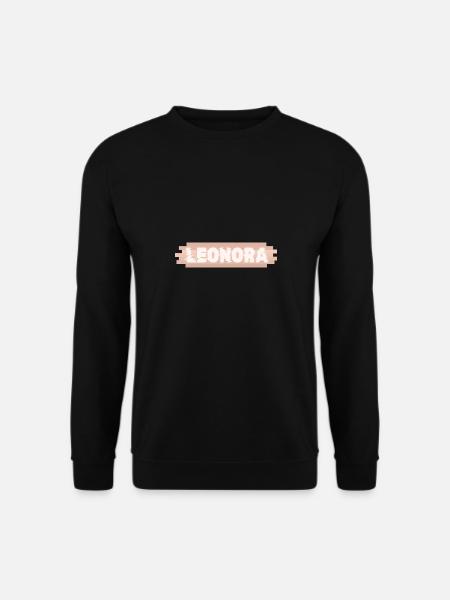 First name Leonora - Unisex Sweatshirt - black
