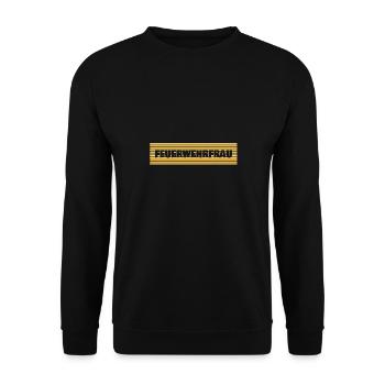 Cadeau pour pompier - Sweat-shirt Unisexe - noir - Devant - Alina (178cm) & Michal (187cm)