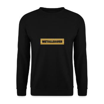 Métallurgiste comme profession - Sweat-shirt Unisexe - noir - Devant - Alina (178cm) & Michal (187cm)