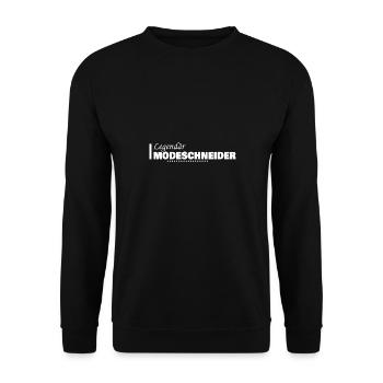 Fashion tailoring as a profession - Unisex Sweatshirt - black - Front - Alina (178cm) & Michal (187cm)