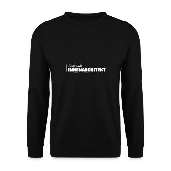 Geschenk für Innenarchitekt - Unisex Pullover - Schwarz - Vorne - Alina (178cm) & Michal (187cm)