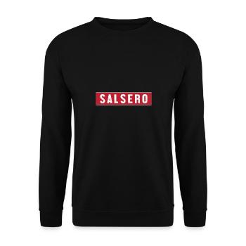 Salsa Dancer Dancer - Unisex Sweatshirt - black - Front - Alina (178cm) & Michal (187cm)