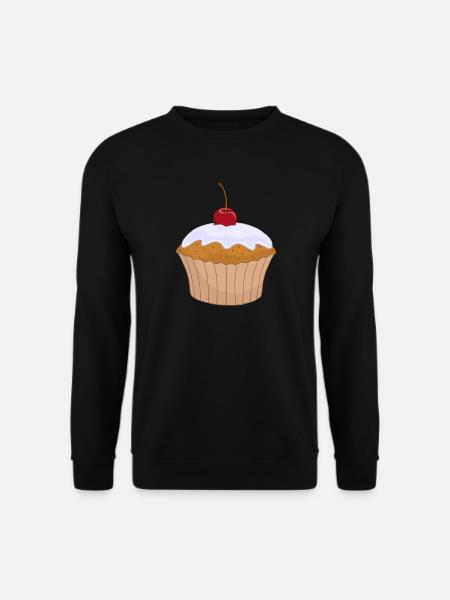 cupcake muffin cake kuchen backen bakery67 - Unisex Pullover - Schwarz