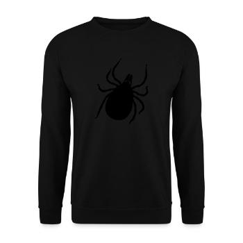 Zecke - Unisex Pullover - Schwarz - Vorne - Alina (178cm) & Michal (187cm)