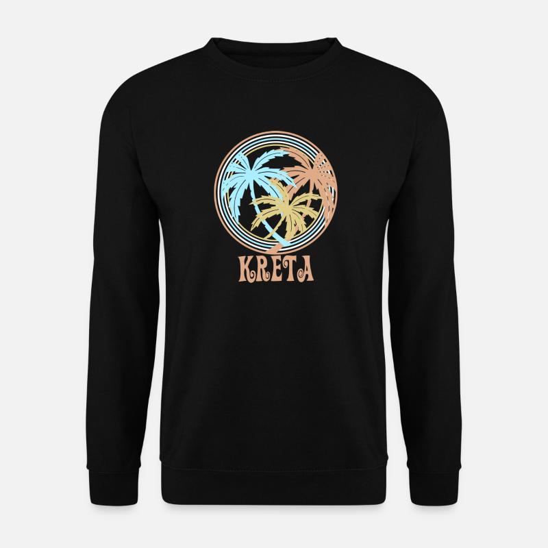 Kreta - Unisex Pullover - Schwarz
