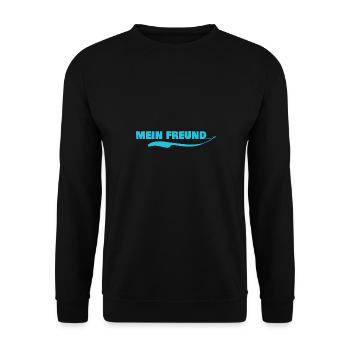 Freundschaft - Unisex Pullover - Schwarz - Vorne - Alina (178cm) & Michal (187cm)
