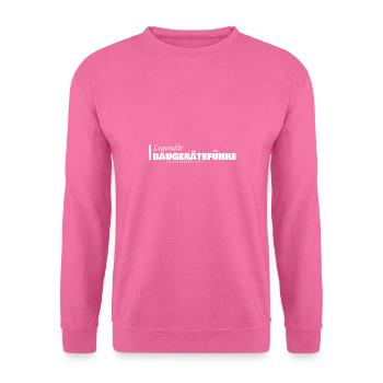 Geschenk für Baugeräteführer - Unisex Pullover - Pink - Vorne