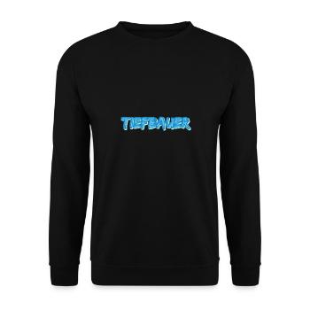 Tiefbauer als Job - Unisex Pullover - Schwarz - Vorne - Alina (178cm) & Michal (187cm)