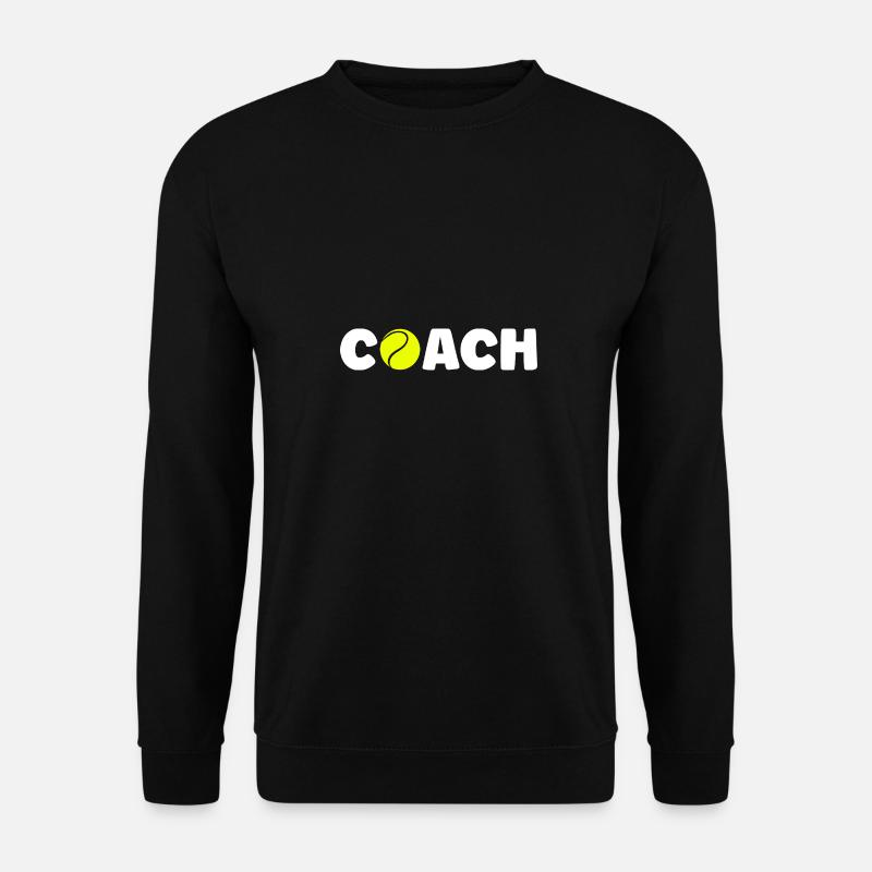 Tennistrainer - Unisex Pullover - Schwarz