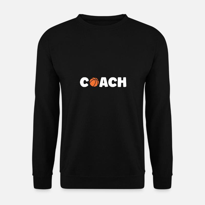Coach de Basketball - Unisex Pullover - Schwarz