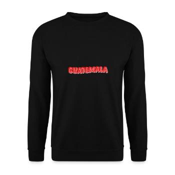 Guatemala als Urlaub - Unisex Pullover - Schwarz - Vorne - Alina (178cm) & Michal (187cm)