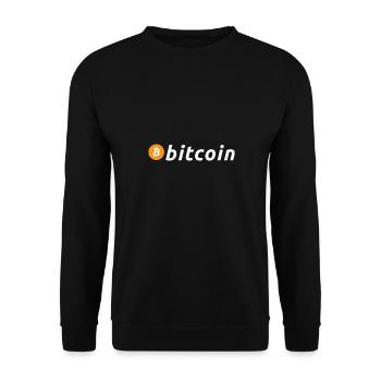 Bitcoin - Sweat-shirt Unisexe - noir - Devant - Alina (178cm) & Michal (187cm)