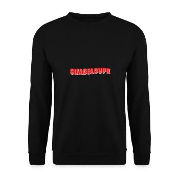 Guadeloupe als Urlaub - Unisex Pullover - Schwarz - Vorne - Alina (178cm) & Michal (187cm)