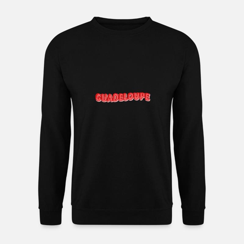 Guadeloupe als Urlaub - Unisex Pullover - Schwarz