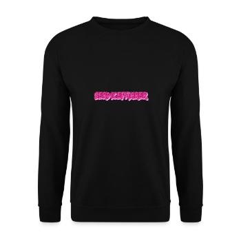 Job Service Driver - Sweat-shirt Unisexe - noir - Devant - Alina (178cm) & Michal (187cm)