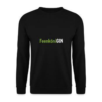 GIN FeenköniGIN - Geschenk für Gin Liebhaberin Wac - Unisex Pullover - Schwarz - Vorne - Alina (178cm) & Michal (187cm)