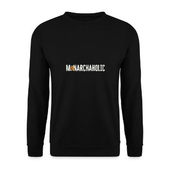 Monarque papillon monarque américain papillon monarque - Sweat-shirt Unisexe - noir - Devant - Alina (178cm) & Michal (187cm)